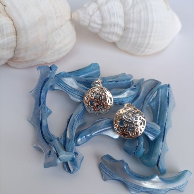 Σκουλαρίκια από ασήμι 925 retro, minimal