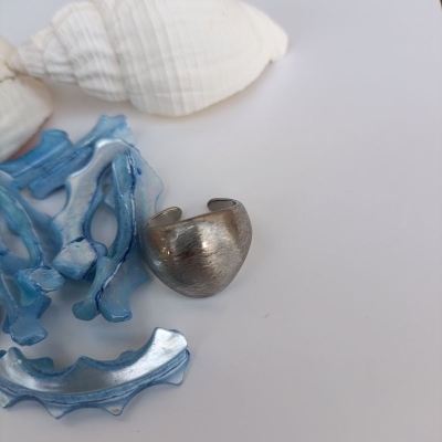 Δαχτυλίδι Vintage από ανοξείδωτο ατσάλι