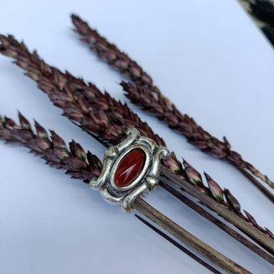 Δαχτυλίδι με ημιπολύτιμη πέτρα ακριβές αντίγραφο βυζαντινής εποχής vintage ρυθμιζόμενο