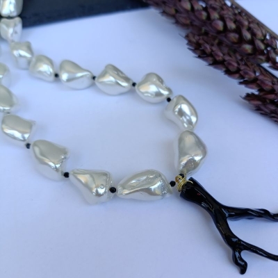 Κολιέ με κοχύλι φυσικό